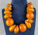 Baltic Egg Yolk Butterscotch Yellow Amber Beads