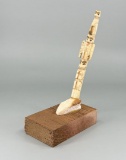 Alaskan Inuit Eskimo Carved Totem Pole