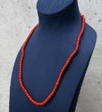 Hudsons Bay Red White Heart Trade Beads