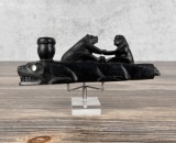 Ivan Otterlifter Northwest Coast Argillite Pipe