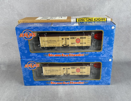 Atlas Honey Brand Ham O Scale Model Train Cars