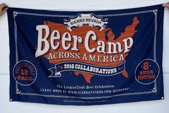 Sierra Nevada Advertising Beer Camp 2016 Flag