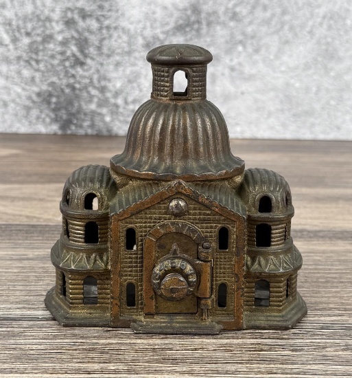 AC Williams Domed Mosque Cast Iron Bank