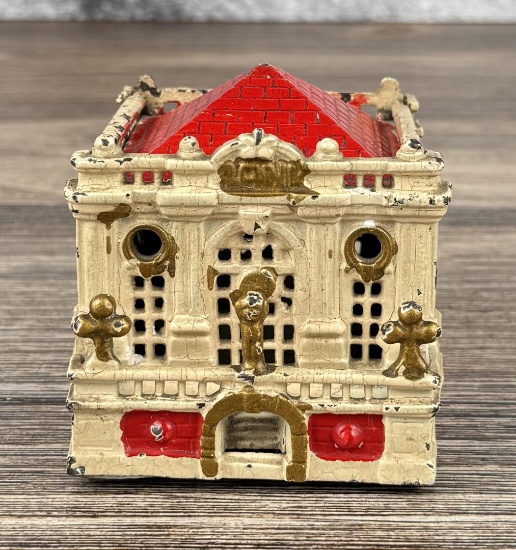 1893 US Treasury Building Cast Iron Bank