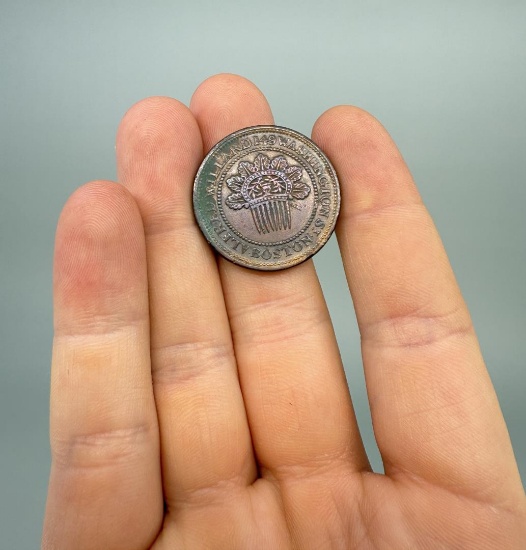 1835 Alfred Willard Hard Times Token