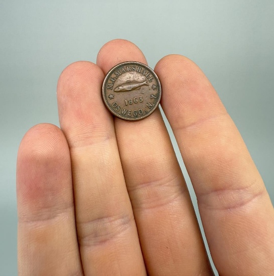 1863 M.L. Marshall Civil War Token