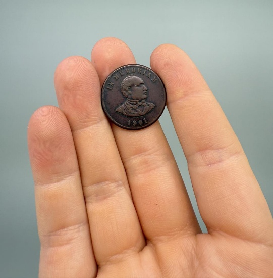 1901 President McKinley Memorial Token