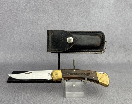 Boeing Desert Storm Buck 110 Knife Engraved