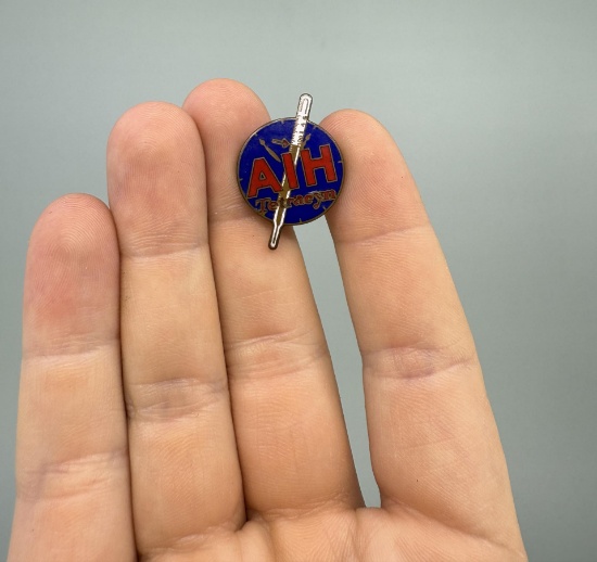 AIH Tetracyn Enamel Doctors Pin