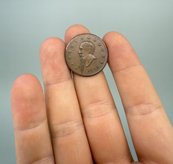 1863 Gustavus Linden Mueller Civil War Token