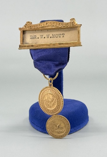 Medical Society of the State of New York Pin Medal