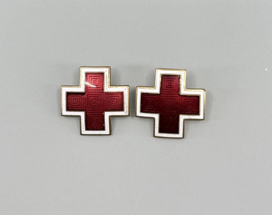 American Red Cross Enamel Pins