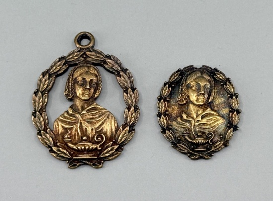 Sterling Silver Nursing Medals