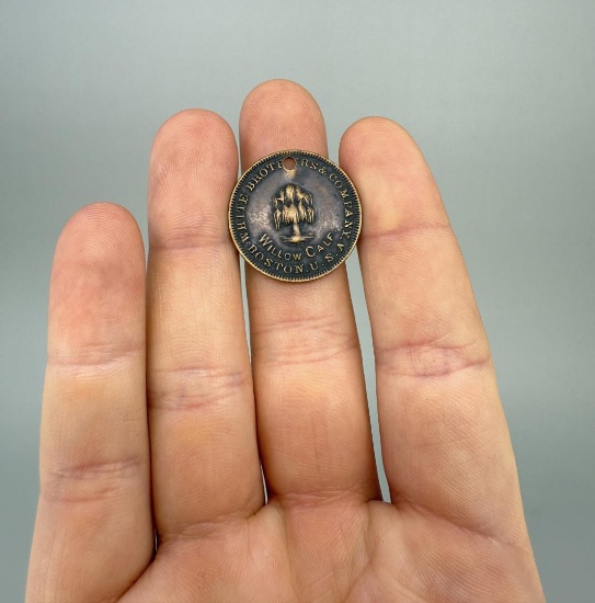 White Brothers & Company Willow Calf Token