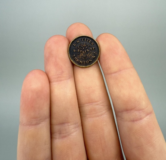 Civil War B.W. Titus Trenton New Jersey Token