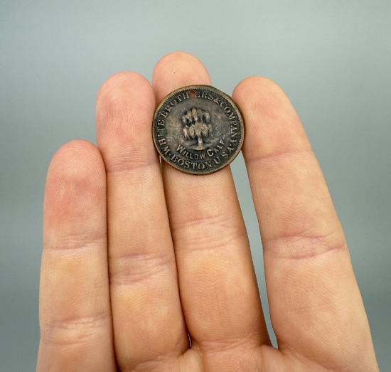 White Brothers & Company Willow Calf Token