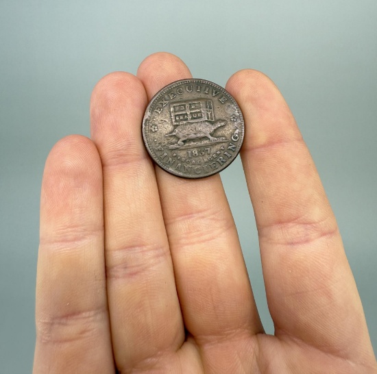 1837 Hard Times Token