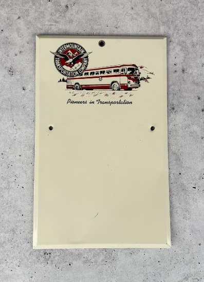 Intermountain Transportation Company Calendar Sign