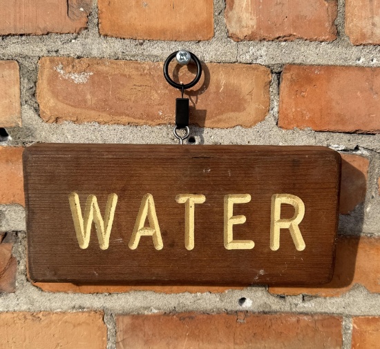 Montana USFS US Forest Service Water Sign