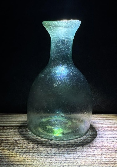 Ancient Roman Glass Unguentarium Perfume Bottle