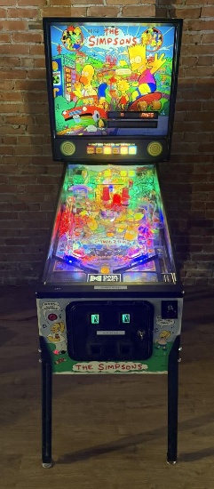 Data East The Simpsons Pinball Machine