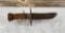 WW2 Trench Art Theater Made Knife
