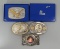 Collection of Vintage Cowboy Belt Buckles