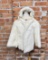 Vintage Hooded Rabbit Fur Jacket Coat