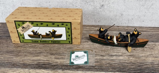 Big Sky Carvers Bearfoots Fishin Buddies Bear