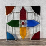 Prairie School Stained Glass Window