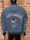 Harley Davidson Motorcycle Denim Jacket