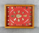 Ancient Native American Indian Artifact Board