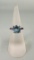 Sterling Silver Blue Topaz Ring