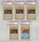 Group Of 1999 Pokeman Fossil 1st Edition Cards