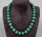 Malachite Bead Necklace