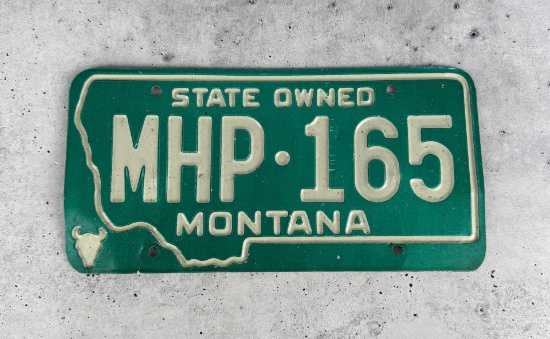 Montana Highway Patrol License Plate