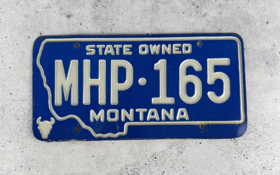 Montana Highway Patrol License Plate