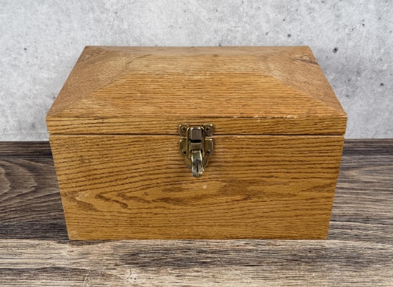 Oak Document Box