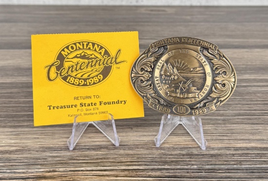 Montana Centennial Limited Edition Belt Buckle