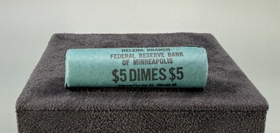 Helena Montana Bank Rolled Silver Dimes