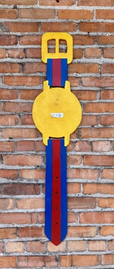 Montana Made Oversized Wood Watch Sign