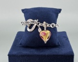 Pey Sterling Silver Charm Bracelet