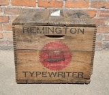 Remington Typewriter Wooden Shipping Crate