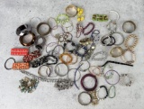 Collection of Costume Jewelry Bracelets
