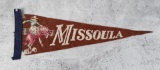 Missoula Montana Cowboy Rodeo Souvenir Pennant