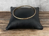 18K Gold Bangle Bracelet