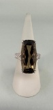 Bella Luce Sterling Silver Smoky Quartz Ring
