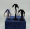 Sterling Silver Spinel Garnet Earrings