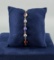 Sterling Silver Millefiori Glass Bead Bracelet