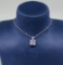 Spacecore Sterling Silver CZ Necklace